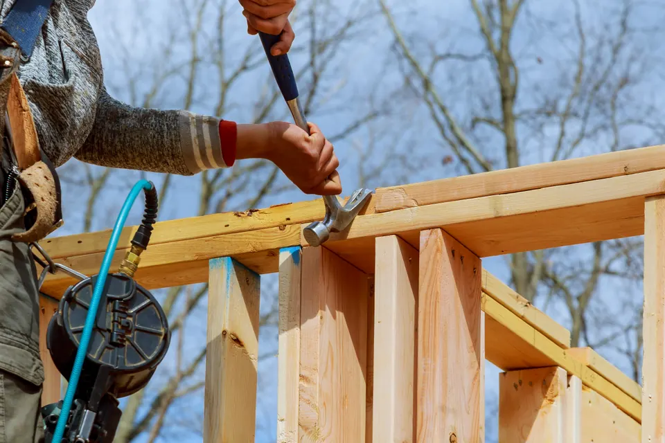Residential exterior repair and replacement detail